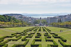 Blick über den Parque Eduardo VII in Lissabon