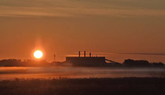 Blick über den Peenestrom....