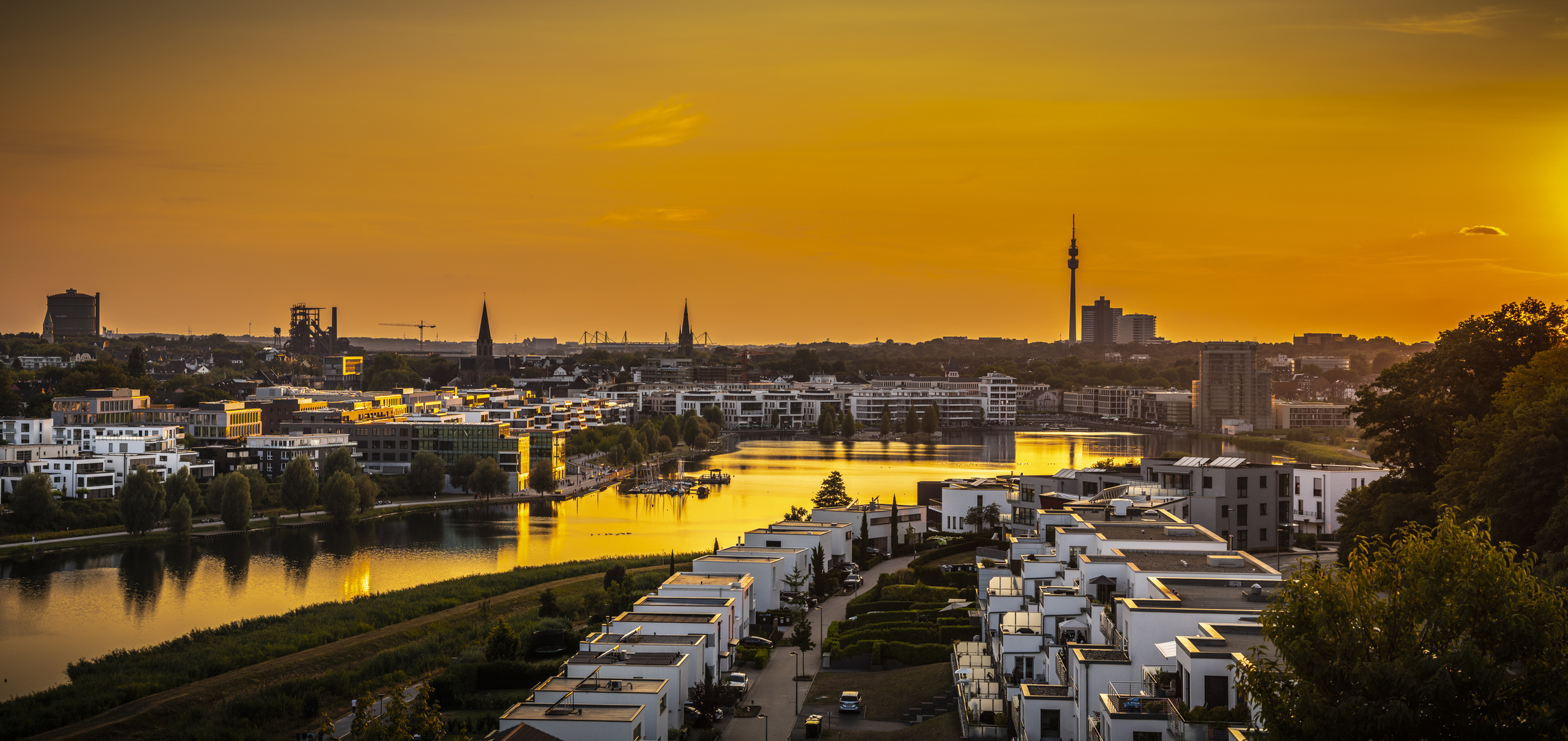 Blick über den Phoenixsee