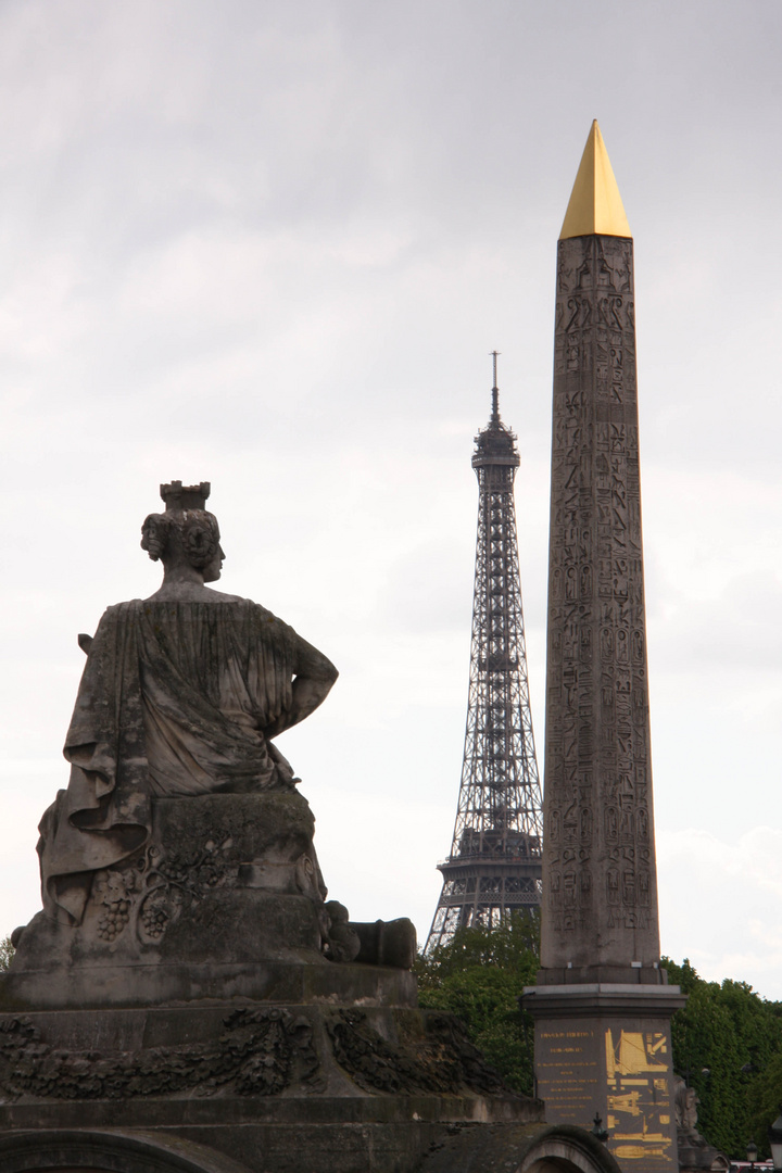 Blick über den Place de la Concorde