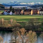 Blick über den Rhein in die Schweiz