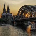 Blick über den Rhein in Köln