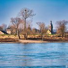 Blick über den Rhein nach Zons