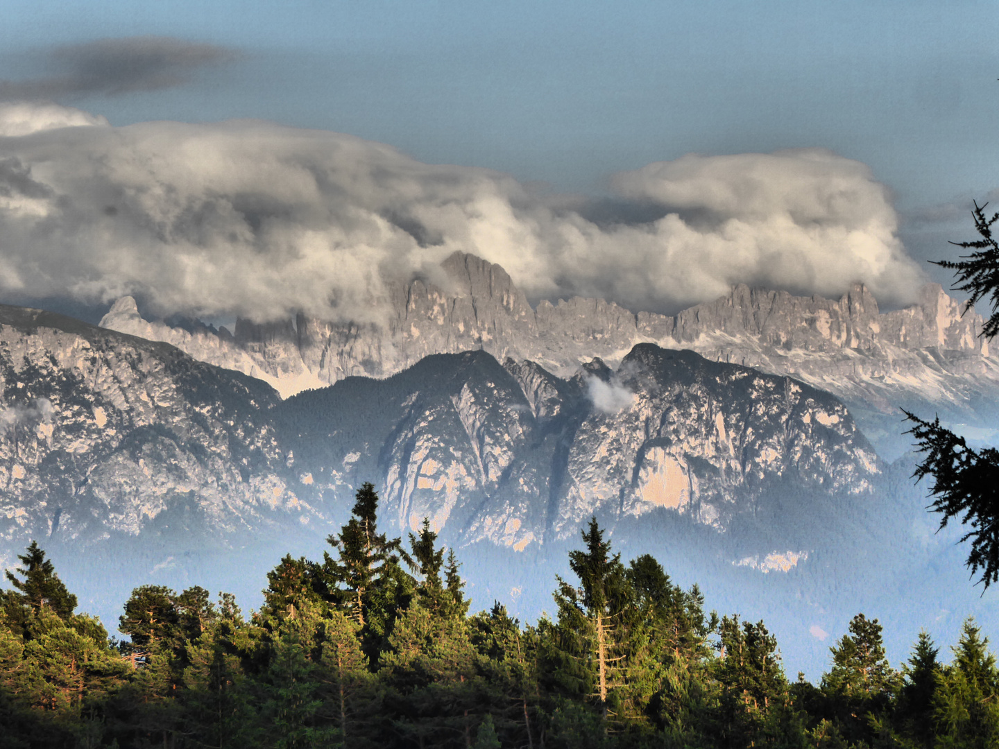 Blick über den Ritten