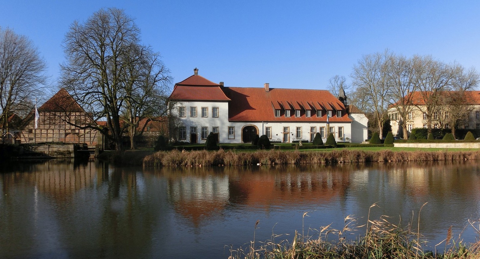 Blick über den Schlossgraben