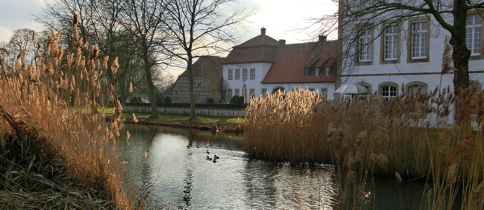 Blick über den Schlossgraben