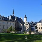 Blick über den Schlosshof in Altenburg