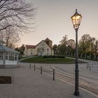 Blick über den Schloßplatz zum Schlosstheater 