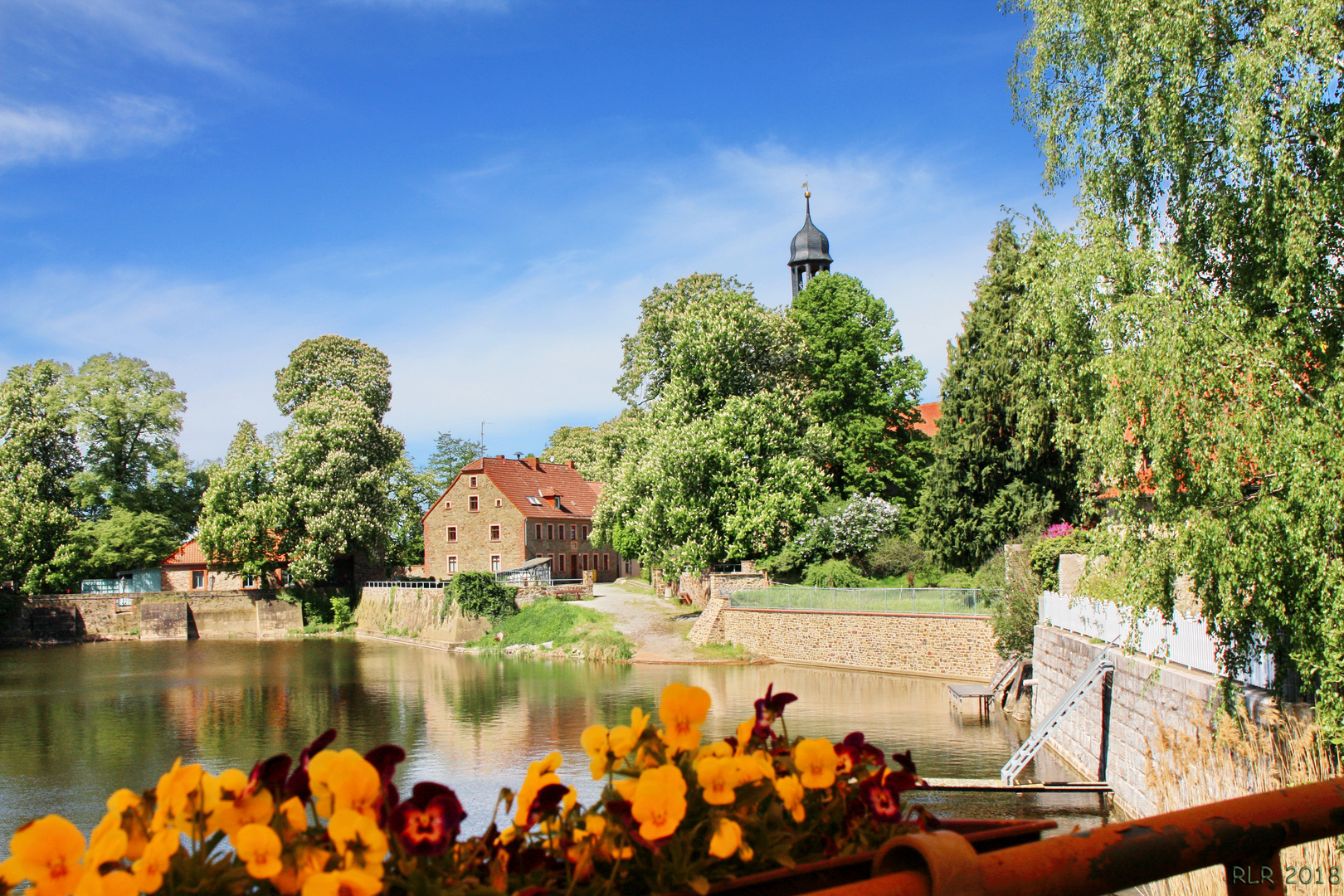 Blick über den Schlossteich