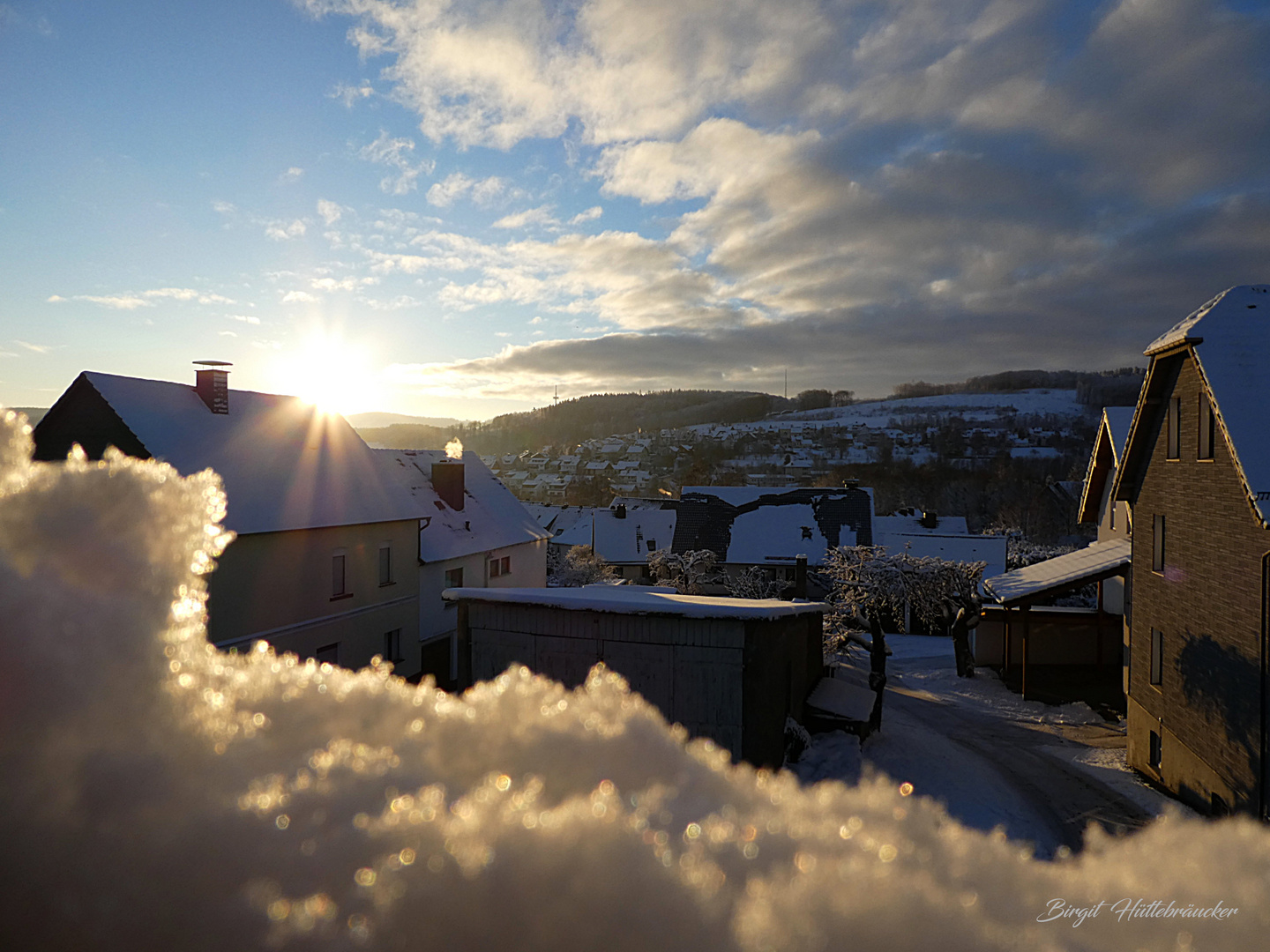 Blick über den (Schnee)Rand