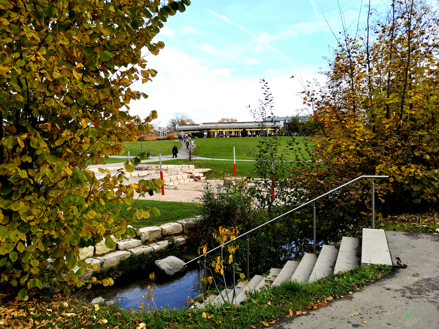 Blick über den Sole-Aktiv-Park