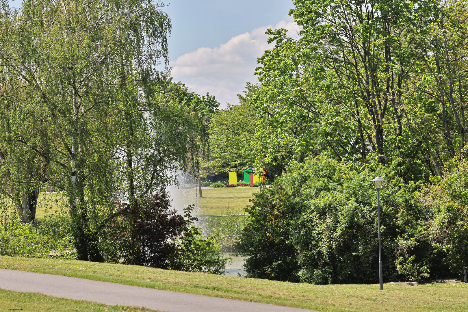 Blick über den Sole-Aktiv-Park