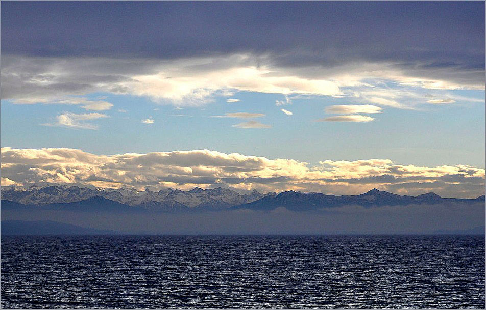 Blick über den Starnberger See ...