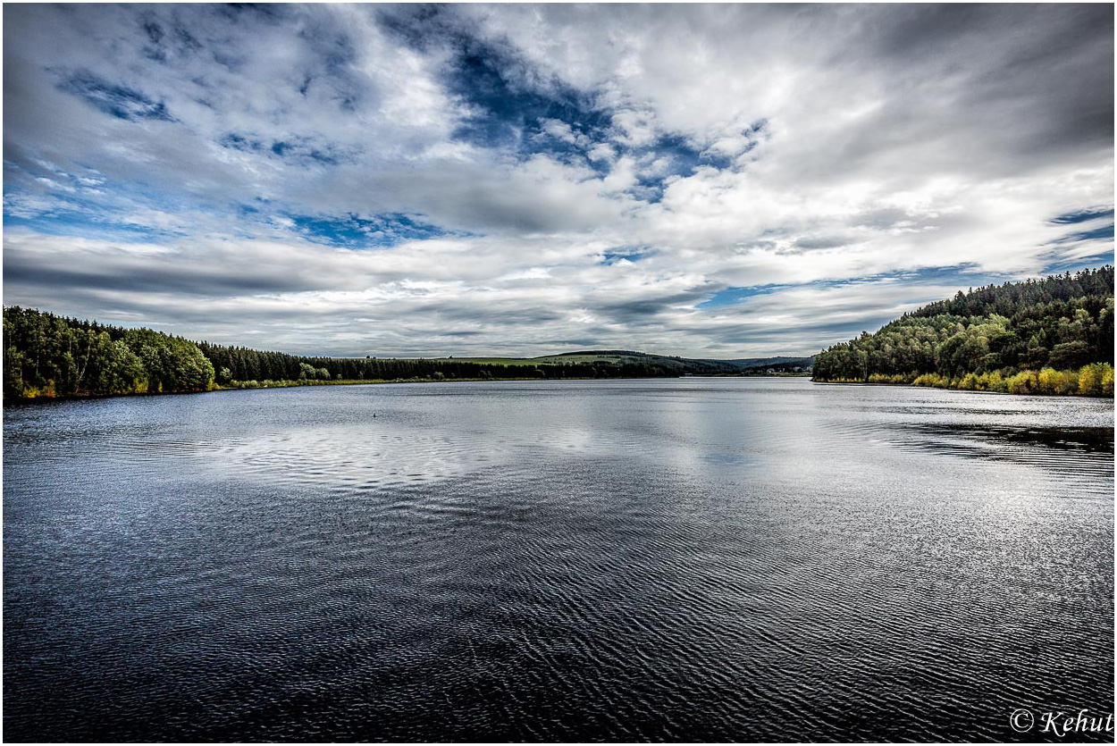 Blick über den Stausee