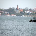 Blick über den Strelasund nach Altefähr
