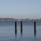 Blick über den Strelasund nach Rügen