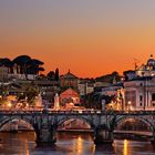 Blick über den Tiber zum Petersdom, Rom