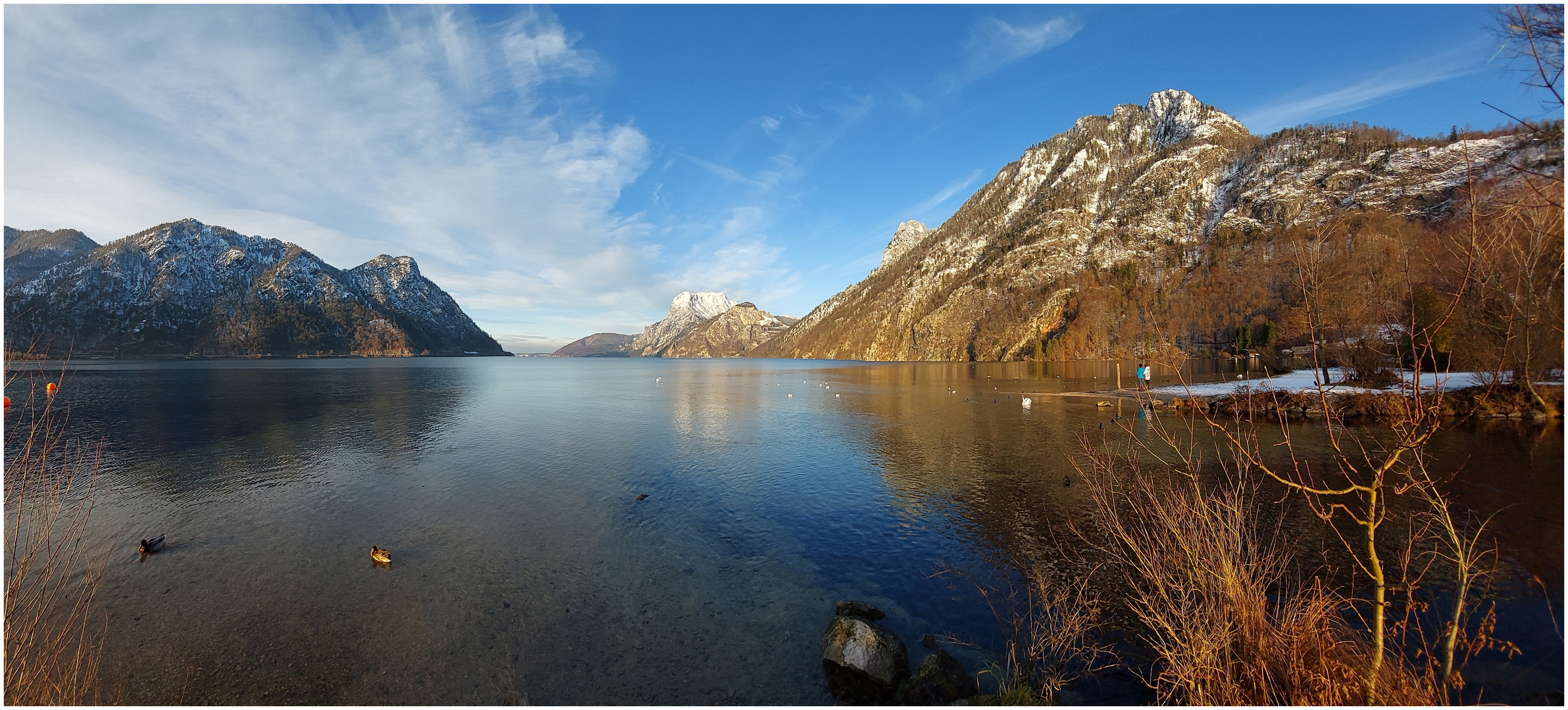 Blick über den Traunsee