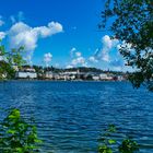 Blick über den Traunsee nach Gmunden