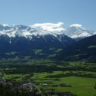 Blick über den Vinschgau Richtung Ortlergruppe