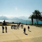 Blick über den von Atatürk angelegten Park gegen das Taurusgebirge