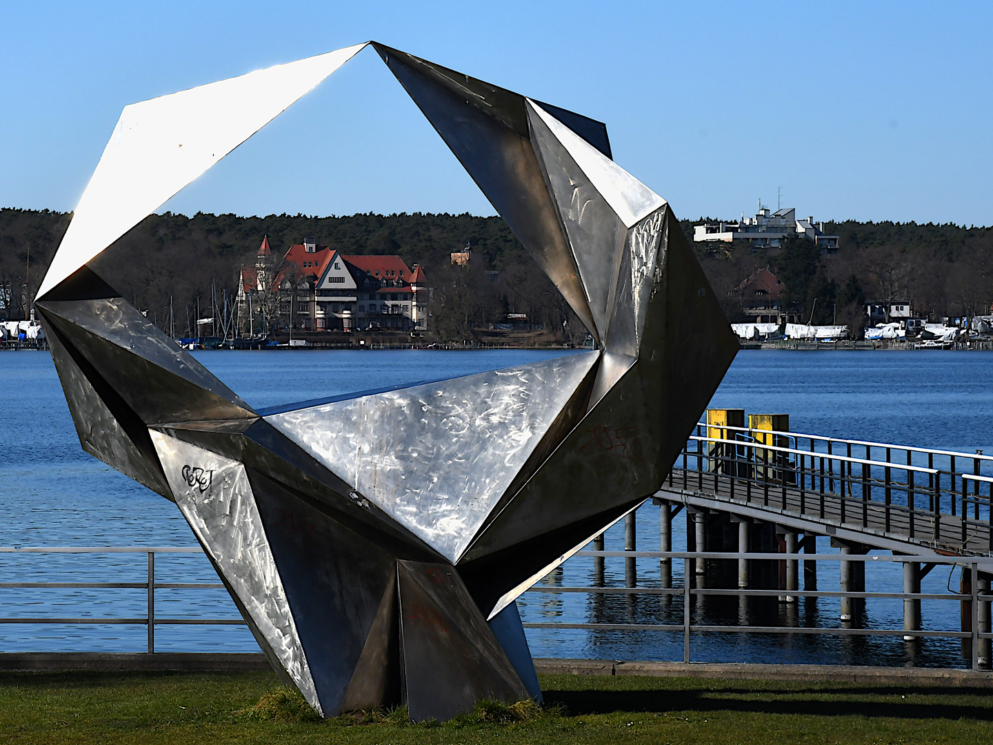 Blick über den Wannsee.