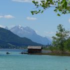 Blick über den Weißensee zu den Lienzer Dolomiten (Kärnten)