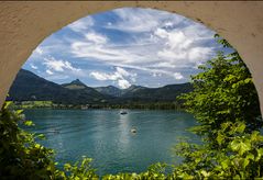 Blick über den Wolfgangsee