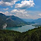 Blick über den Wolfgangsee 