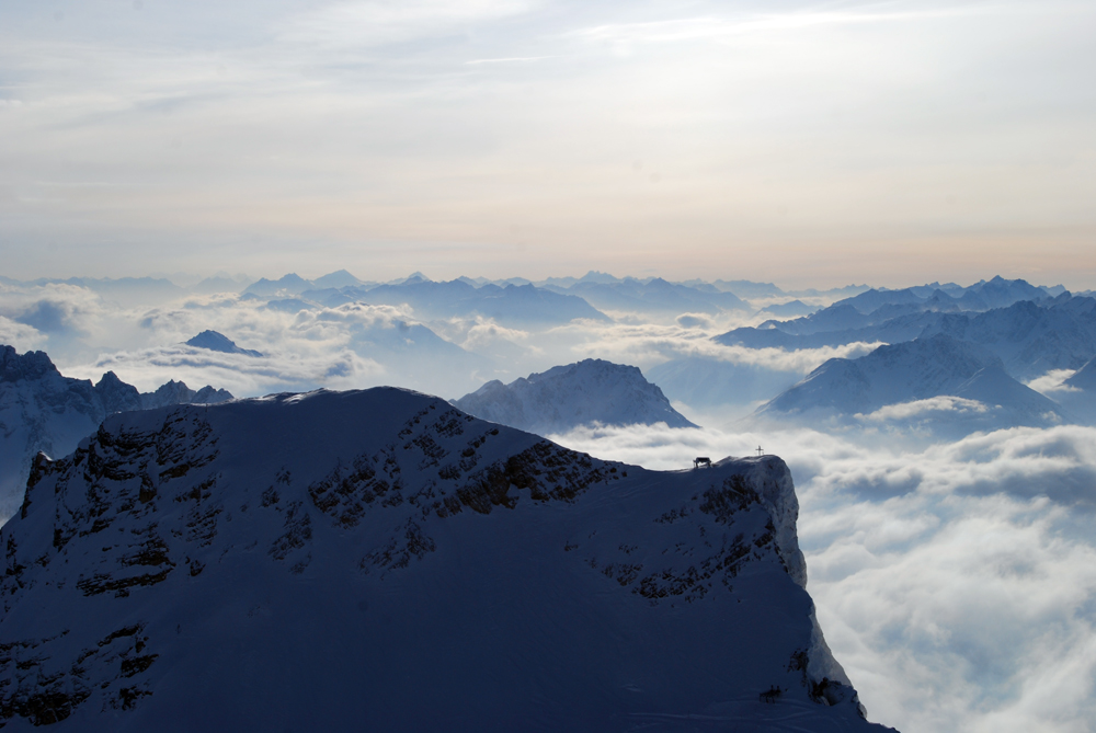 Blick, über den Wolken