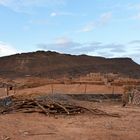 Blick über den Wüstenort Tafraout Hassi Fougani im Süden von Marokko