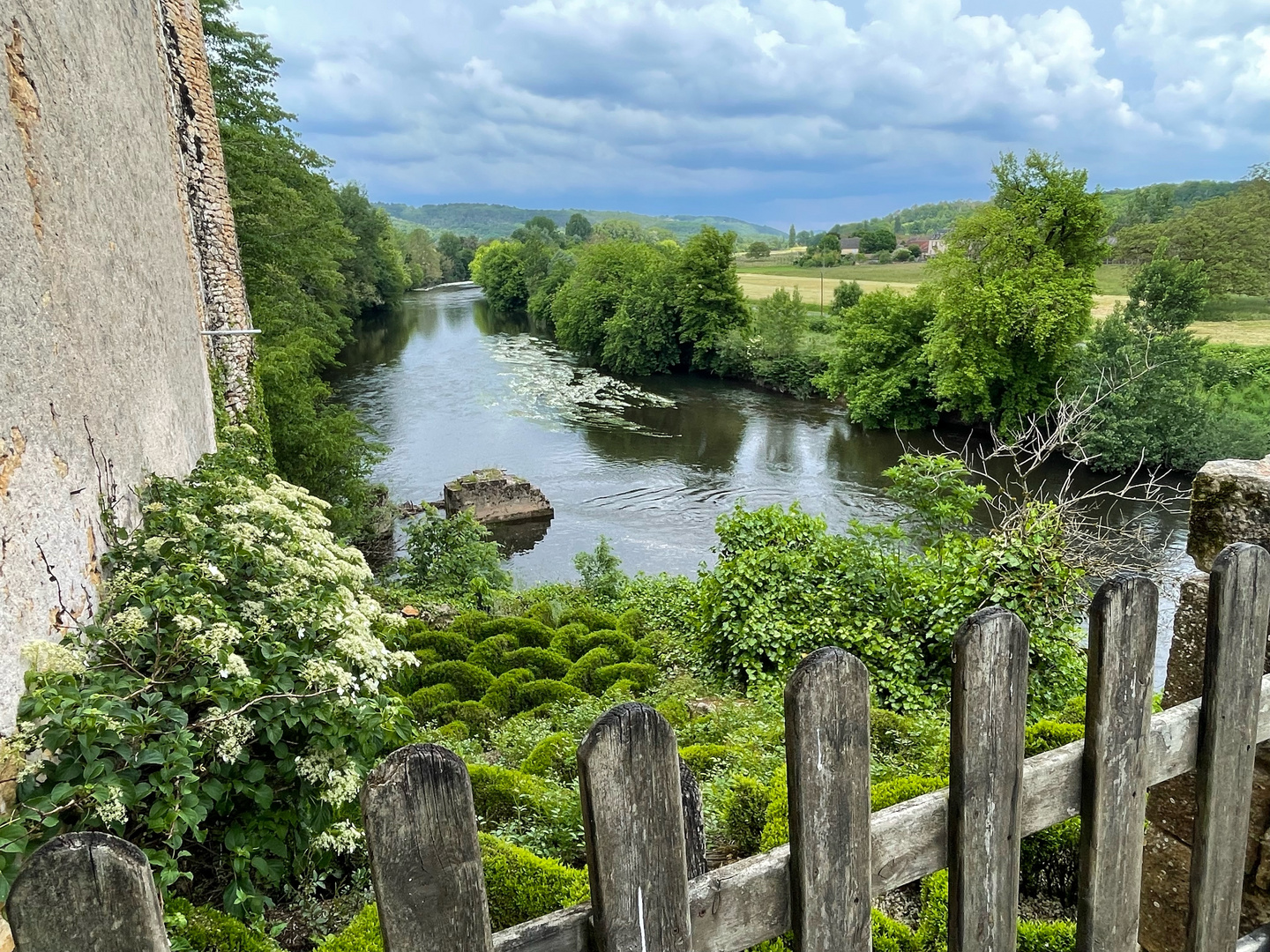 Blick über den Zaun...