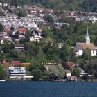 Blick über den Zürichsee nach Herrliberg