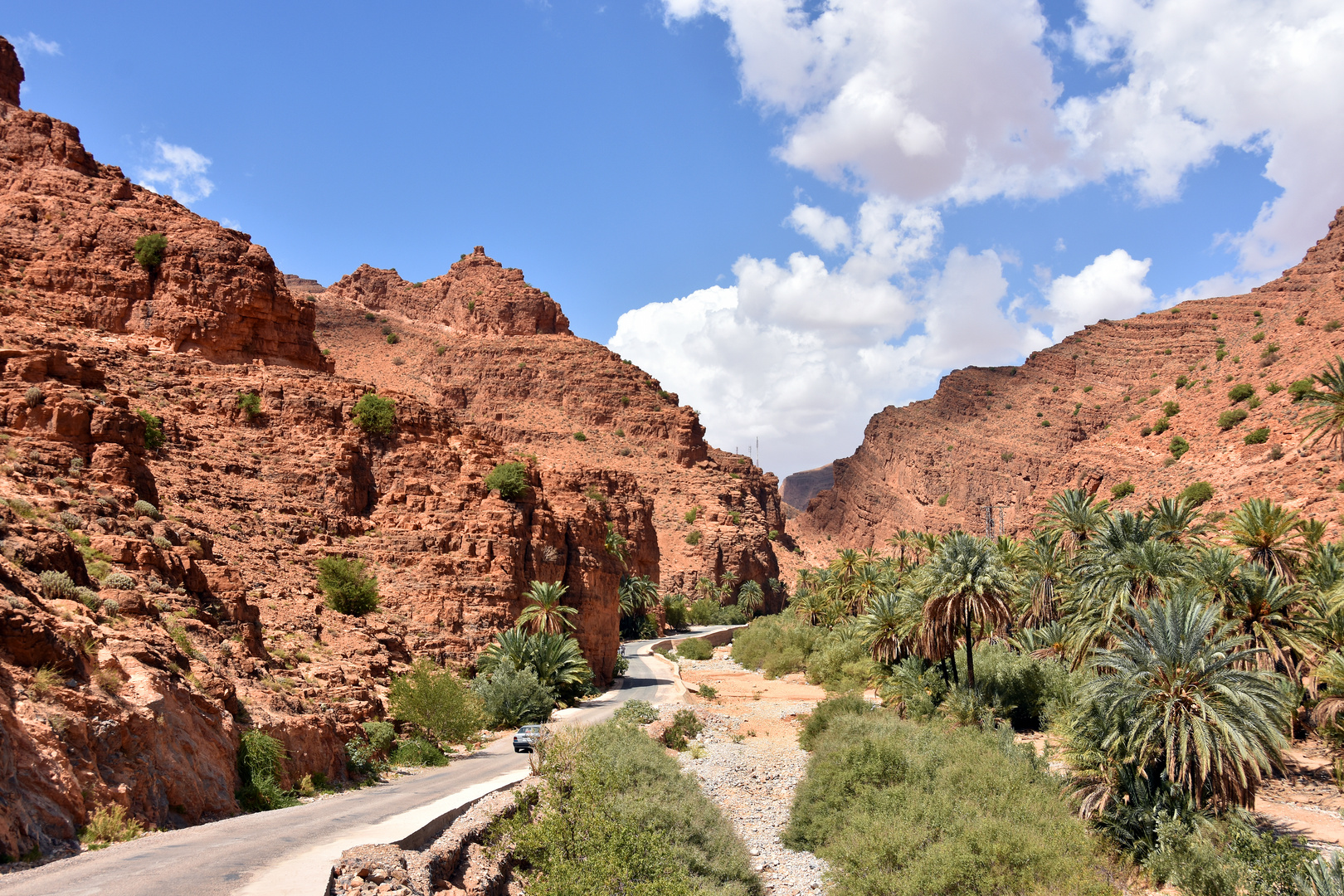 Blick über die Ait Mansour Schlucht