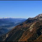 Blick über die Alpen