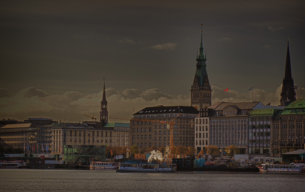 Blick über die Alster