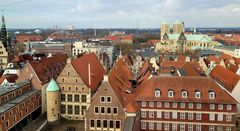 Blick über die alten Giebel von Münster/Westf.