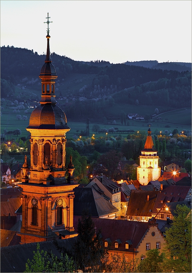 Blick über die Altstadt von Gengenbach