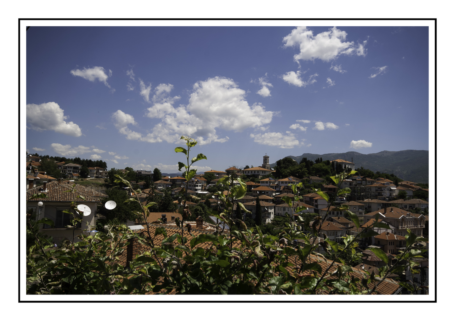 Blick über die Altstadt von Ohrid