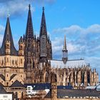 Blick über die Altstadt zum Kölner Dom