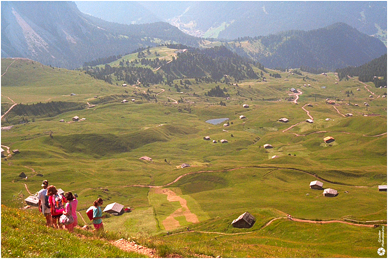 Blick über die Aschgler Alm