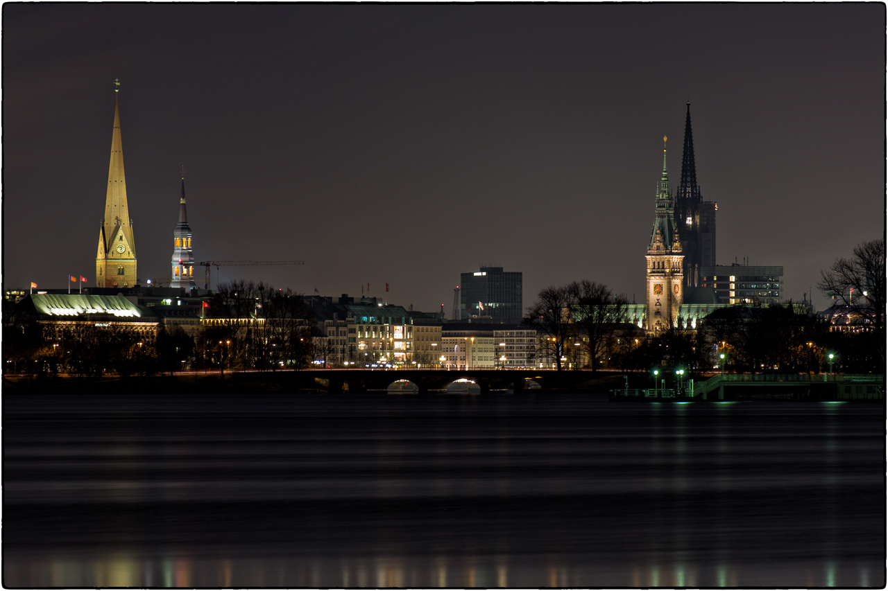 Blick über die Außenalster