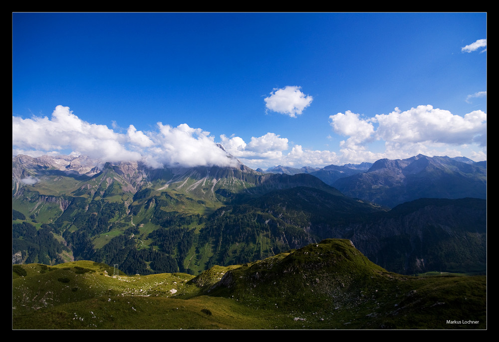 Blick über die Berge