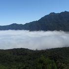 Blick über die Berge auf Madeira