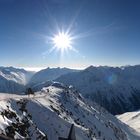 Blick über die Berge vom Ötztal