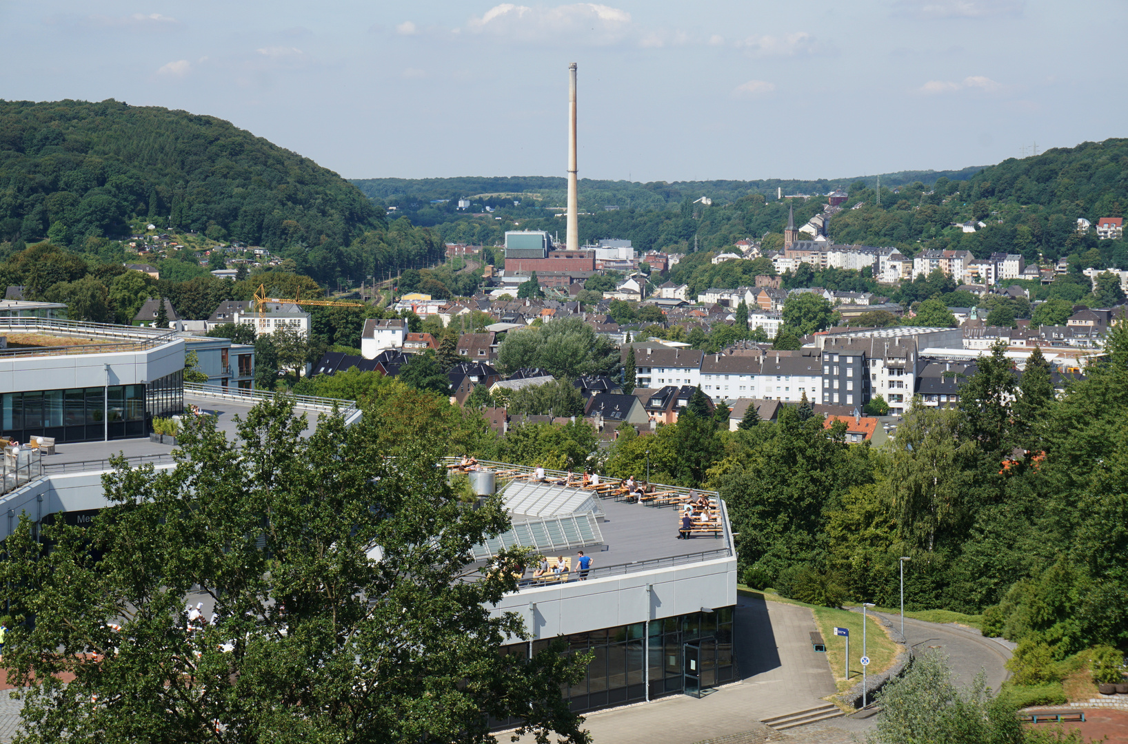 Bergische Universität Wuppertal Gaußstraße Wuppertal Blick über die Bergische Uni Foto & Bild | panorama, uni, wuppertal