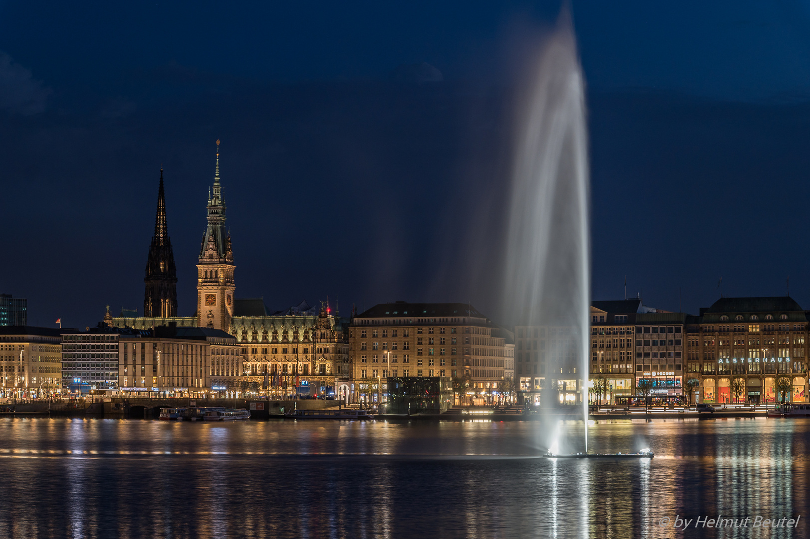 Blick über die Binnenalster