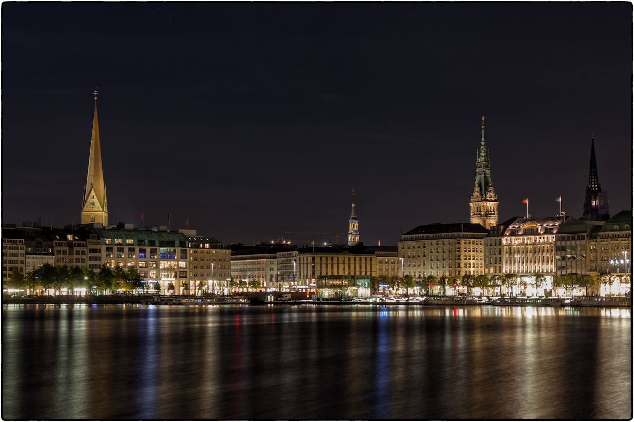 Blick über die Binnenalster