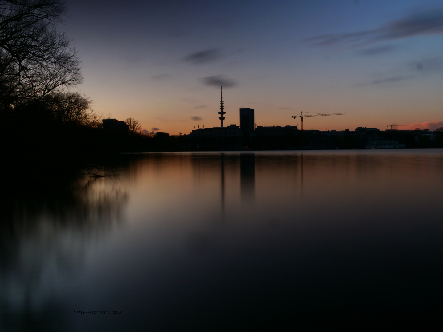 Blick über die Binnenalster