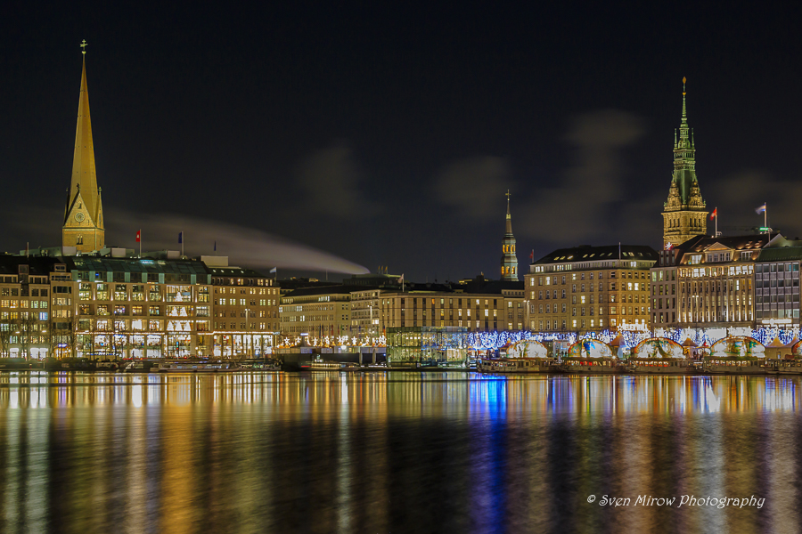 Blick über die Binnenalster